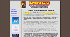 Desktop Screenshot of daveylee.com