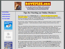 Tablet Screenshot of daveylee.com